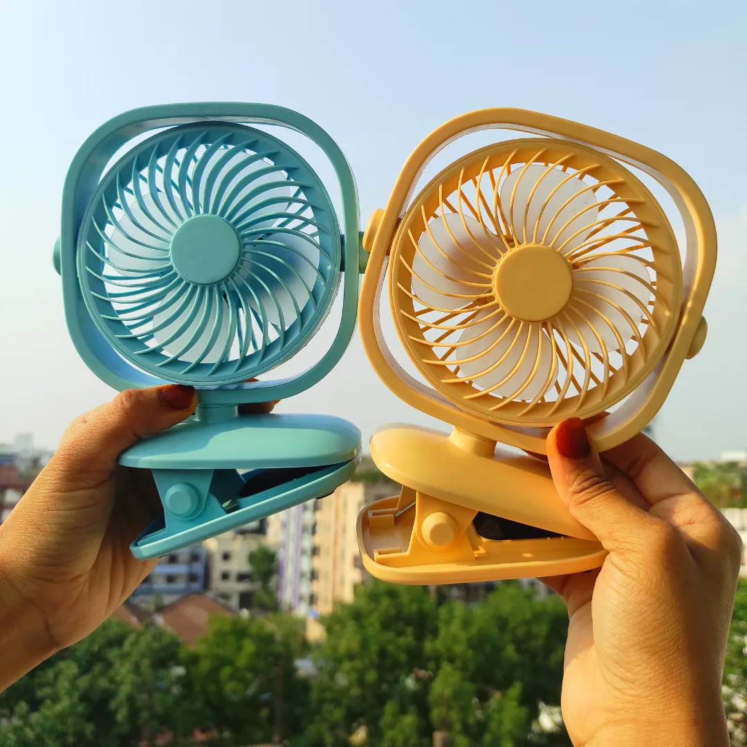 Mini Clip Fan - Strong, Soft Airflow For Ultimate Comfort